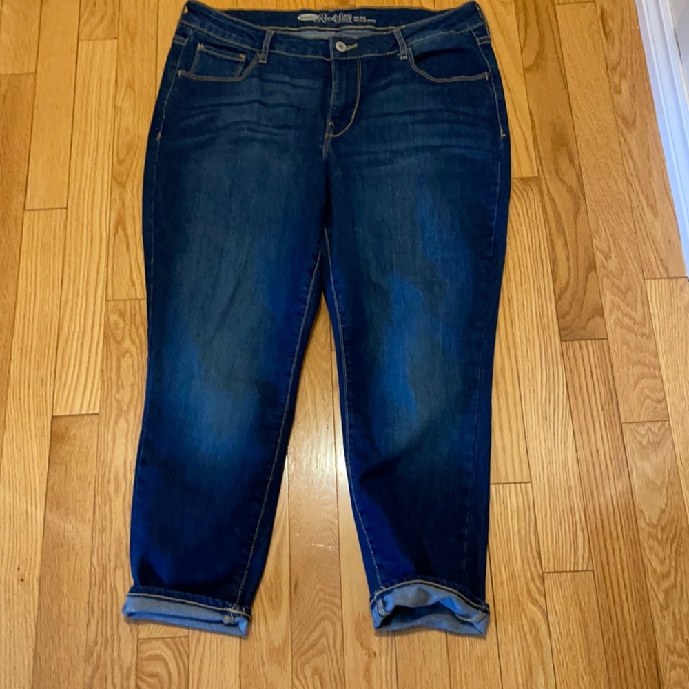 Old Navy Rockstar ankle  jeans size 14